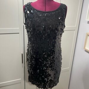 Black Sequin Dress